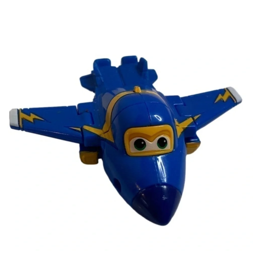 Super Wings Transform-A-Bots Jerome Jet Airplane 3” Action Figure Audley 2014